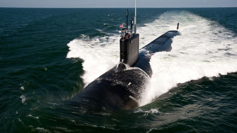 US Virginia class nuclear-powered submarine