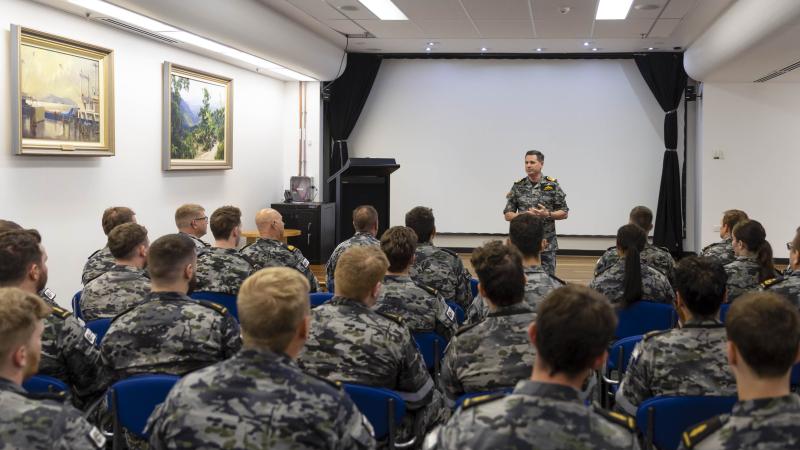 Royal Australian Navy officers and sailors training in Guam with AUKUS partners, the U.S. Navy