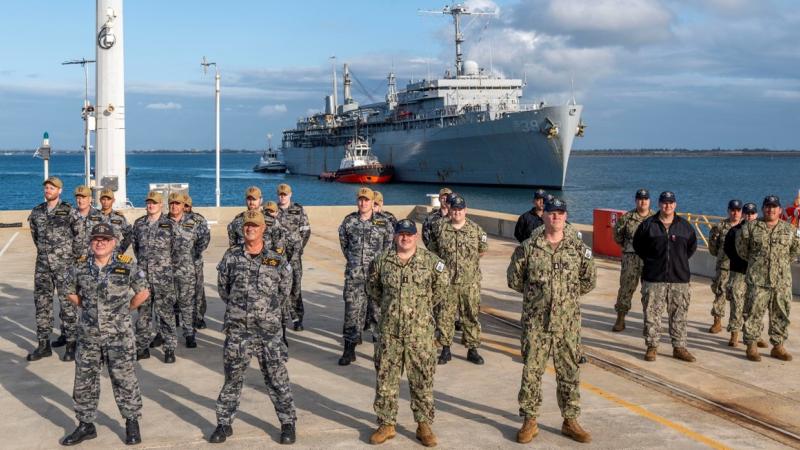 USS Emory S. Land Arrives at HMAS Stirling.