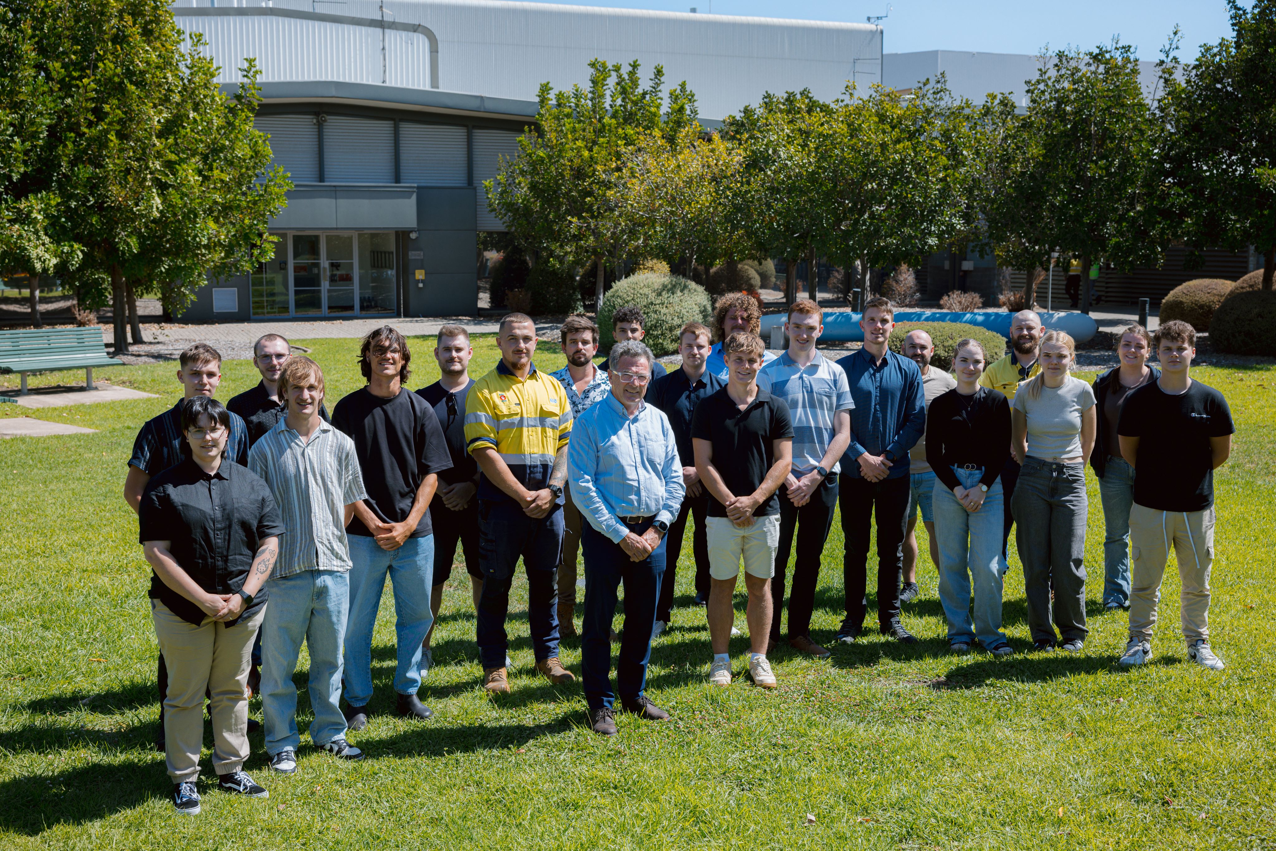 ASC SA apprentices with MD and CEO Stuart Whiley